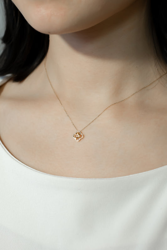 K18YGシトリンネックレス 5084-CTK