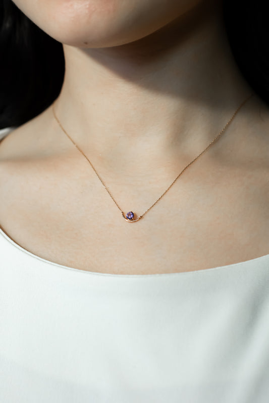 K18PGアメジストネックレス 5085-AMP