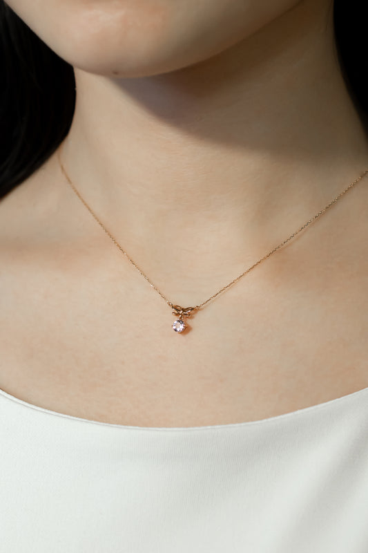 K18PGモルガナイトネックレス 5086-MGP