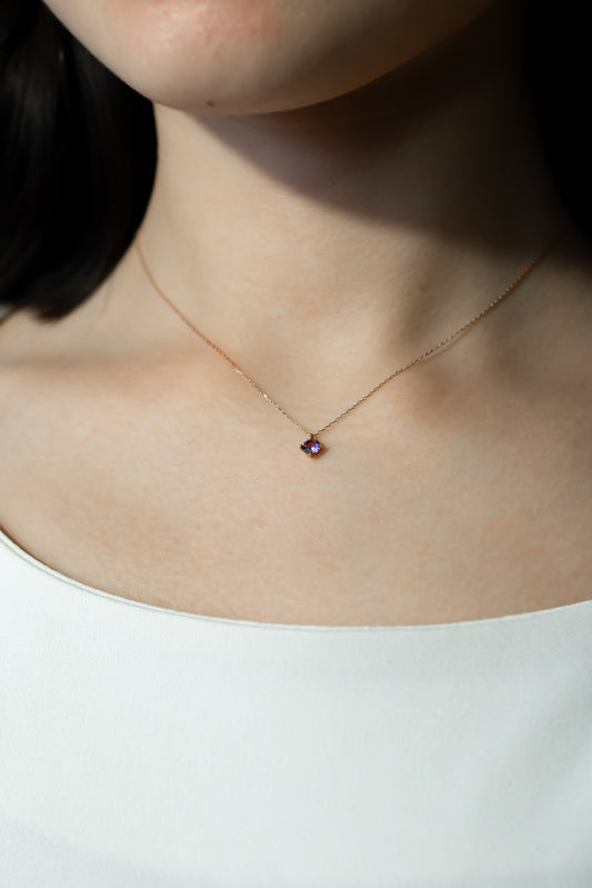 K18PGアメジストネックレス 5087-AMP