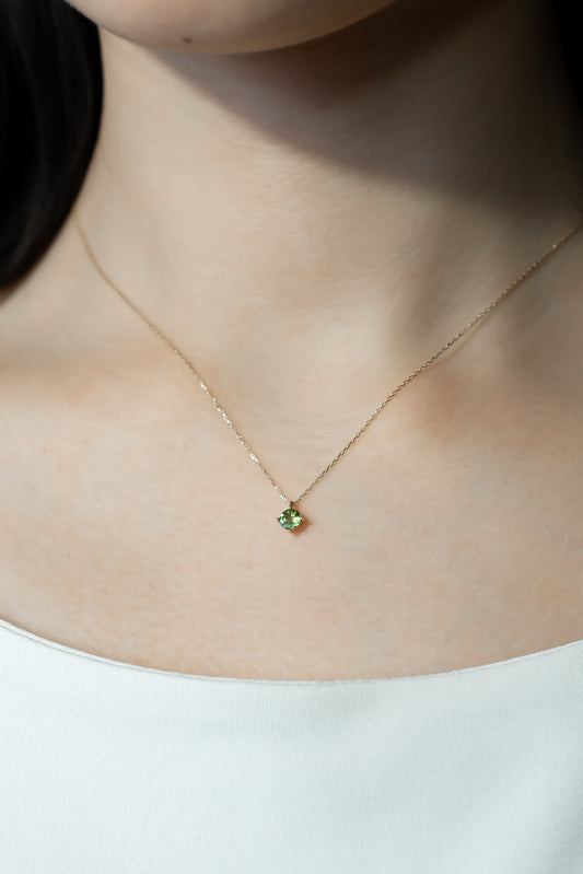 K18YGペリドットネックレス 5087-PEK