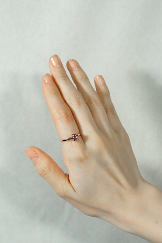 K18PGアメジストリング 5093-AMP