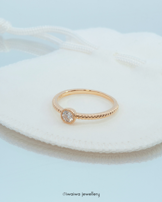 K18YGダイヤモンドリング 5094-DAK