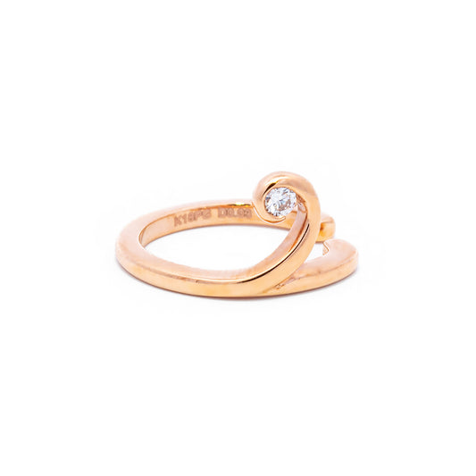 K18PGダイヤイヤーカフ(片耳用) 4972-DAP