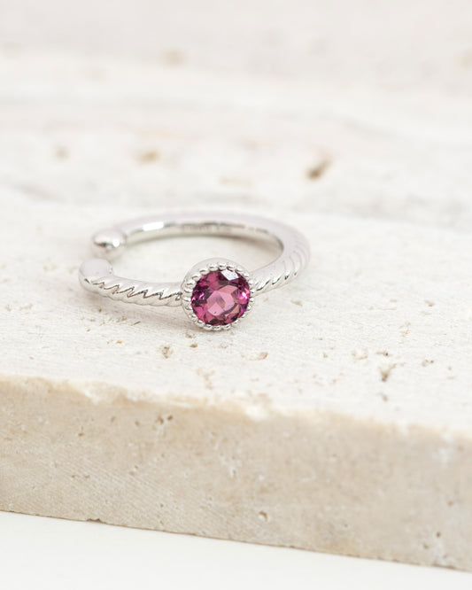 K18WGピンクトルマリンイヤーカフ(片耳用) 5094B-PTW