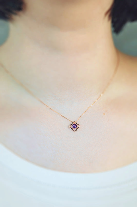 K18PGアメジストネックレス 5084-AMP