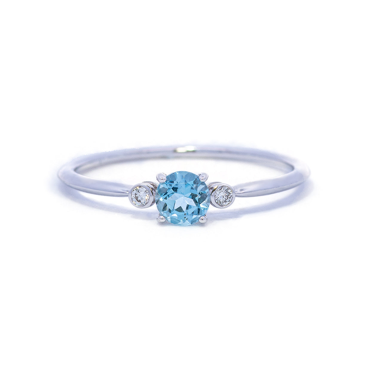 K18WGアクアマリンリング 5096-AQW – iwaiwa jewellery