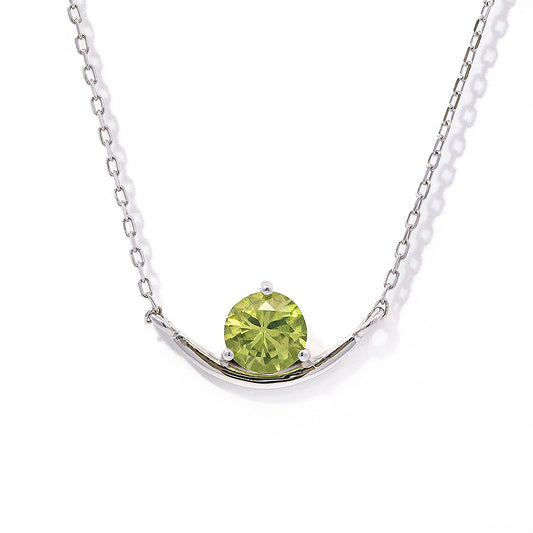 K18WGペリドットネックレス 5085-PEW