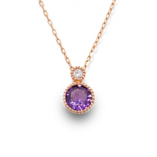 K18PGアメジストネックレス 5088-AMP