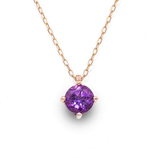 K18PGアメジストネックレス 5087-AMP