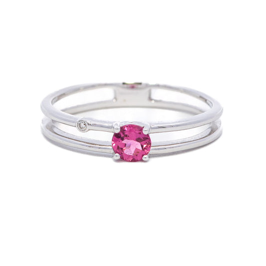 K18WGピンクトルマリンリング 5095-PTW