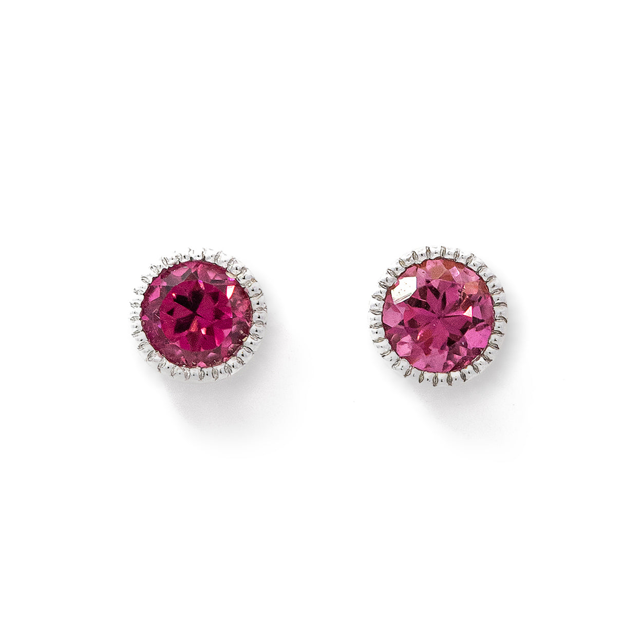 K18WGピンクトルマリンピアス 5088B-PTW – iwaiwa jewellery