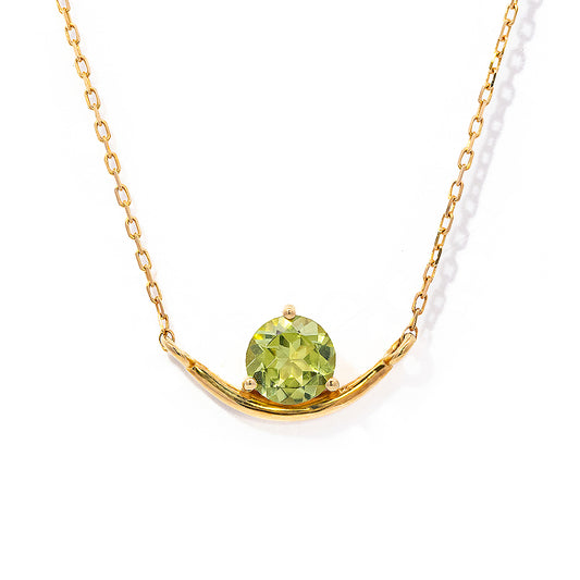 K18YGペリドットネックレス 5085-PEK