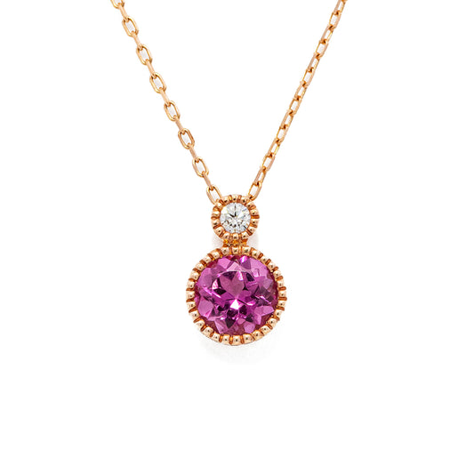 K18PGピンクトルマリンネックレス 5088-PTP