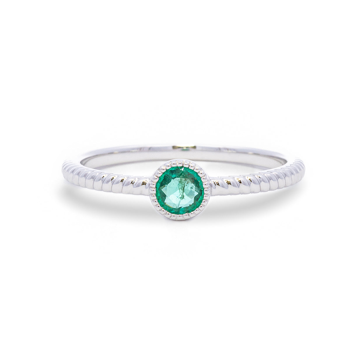 K18WGエメラルドリング 5094-EMW – iwaiwa jewellery