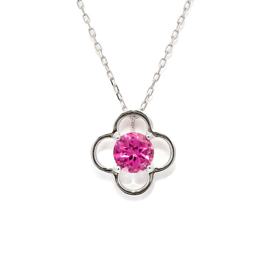 K18WGピンクトルマリンネックレス 5084-PTW