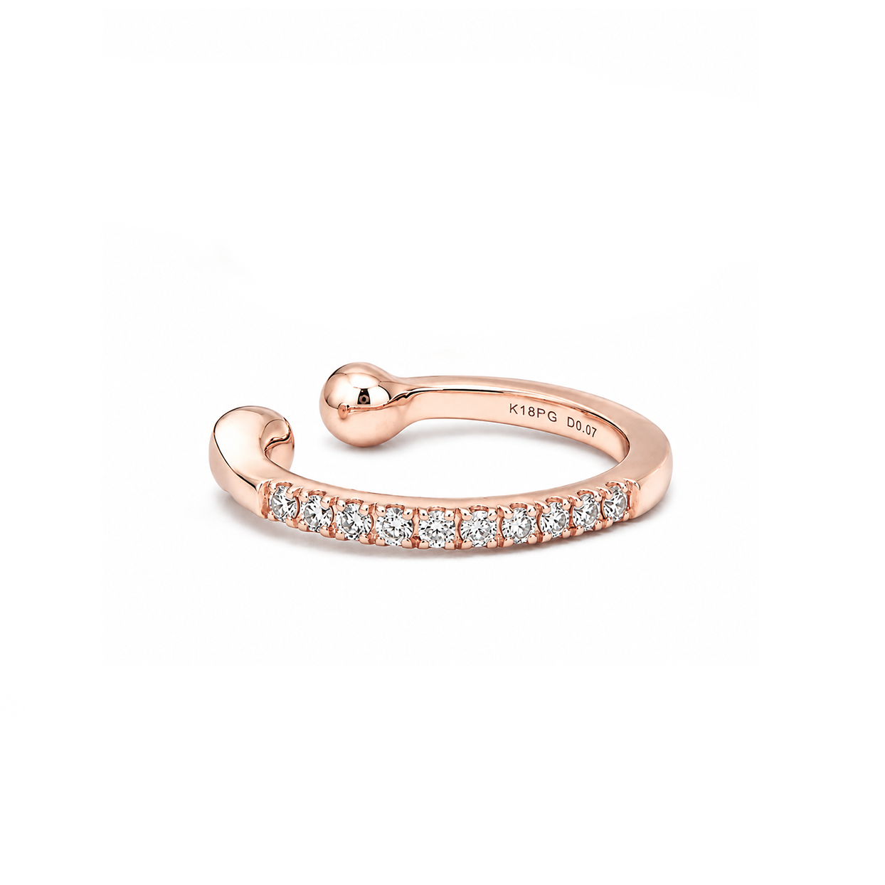 K18PGダイヤイヤーカフ（片耳用） 4970-DAP – iwaiwa jewellery