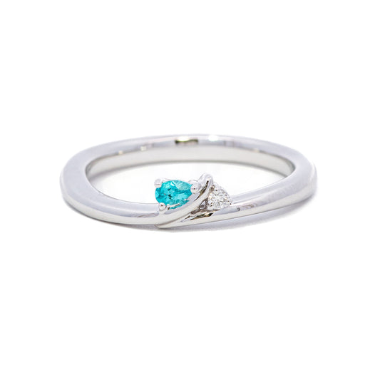 Ptパライバトルマリンリング X8980-PLPT