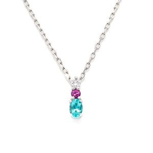 PTパライバトルマリンネックレス X9031-PLPT PTパライバトルマリンネックレス X9031-PLPT