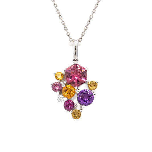 PTカラートルマリンネックレス X8881-TLPT