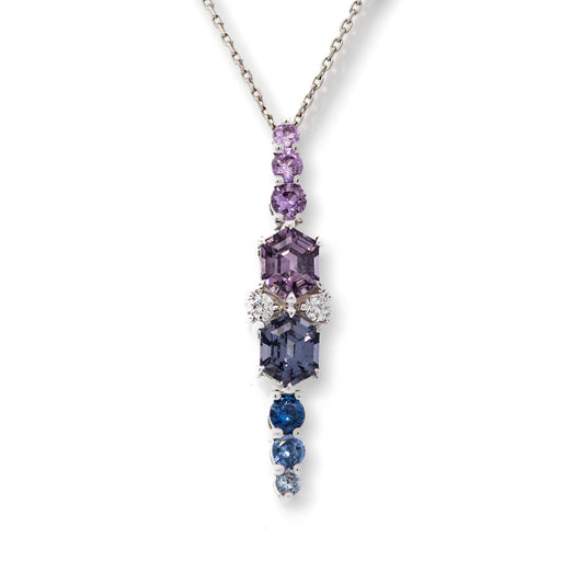 PTカラースピネルネックレス X8902-SNPT