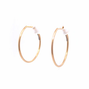 K18YGフープピアス(20mm) N-0122-K K18YGフープピアス(20mm) N-0122-K