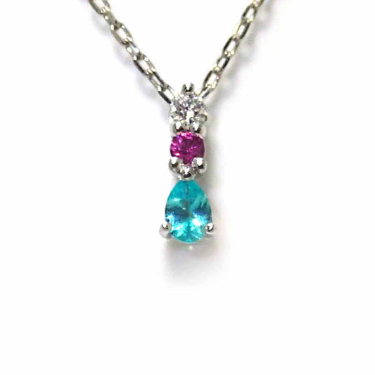 PTパライバトルマリンネックレス X9030-PLPT