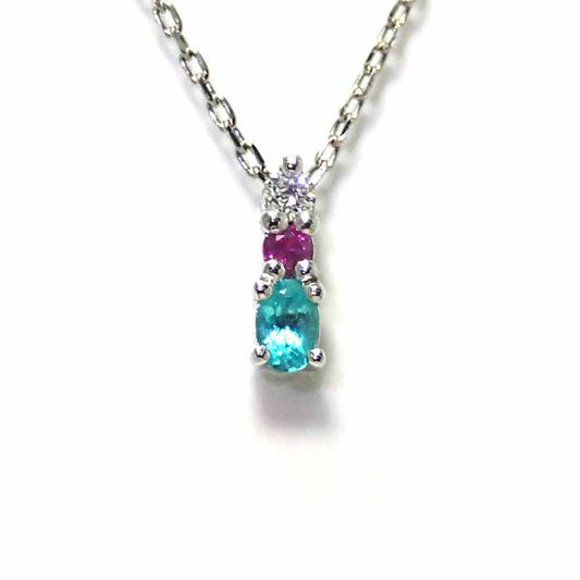 PTパライバトルマリンネックレス X9031-PLPT