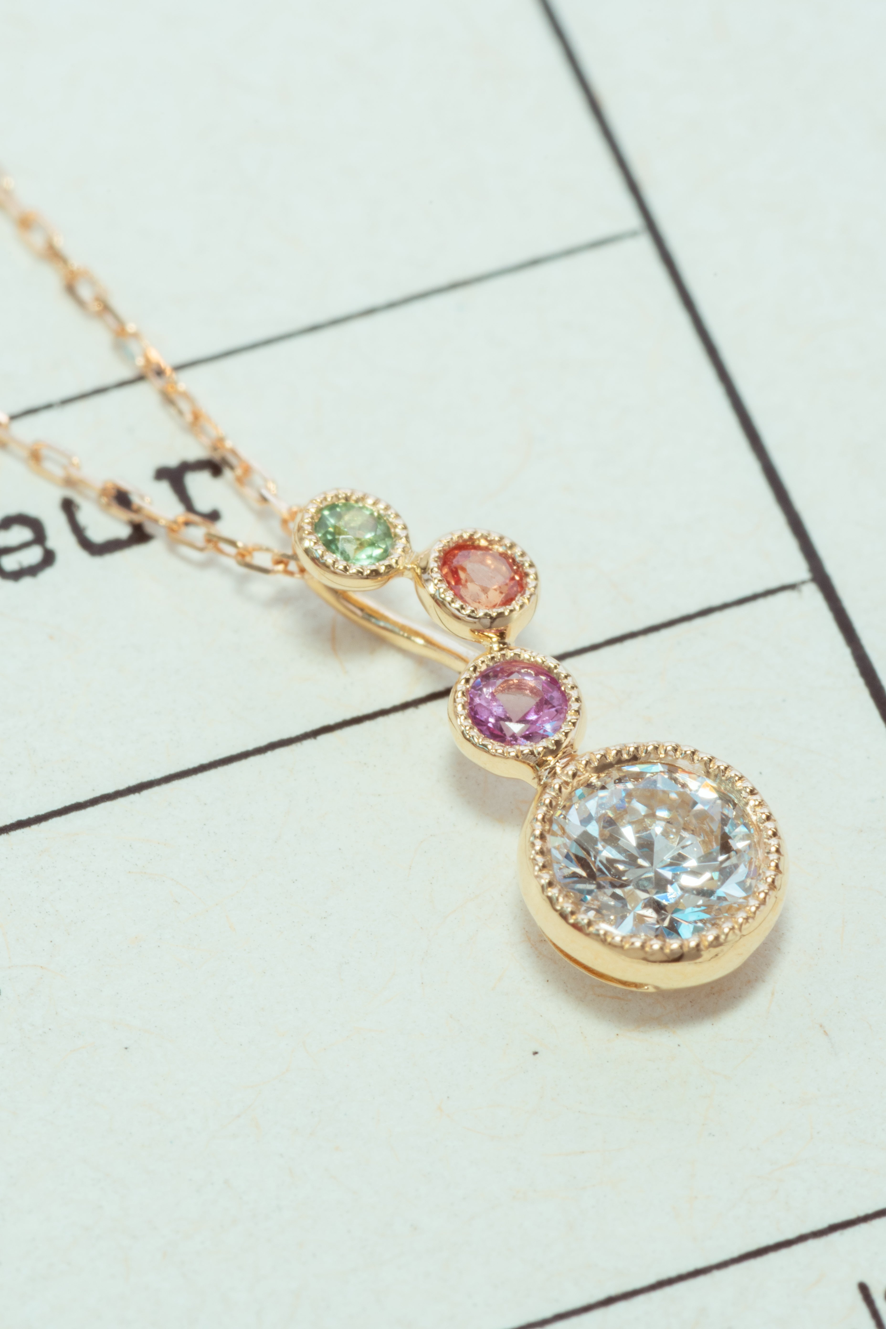 K18YGダイヤモンドネックレス 5707-DAK – iwaiwa jewellery