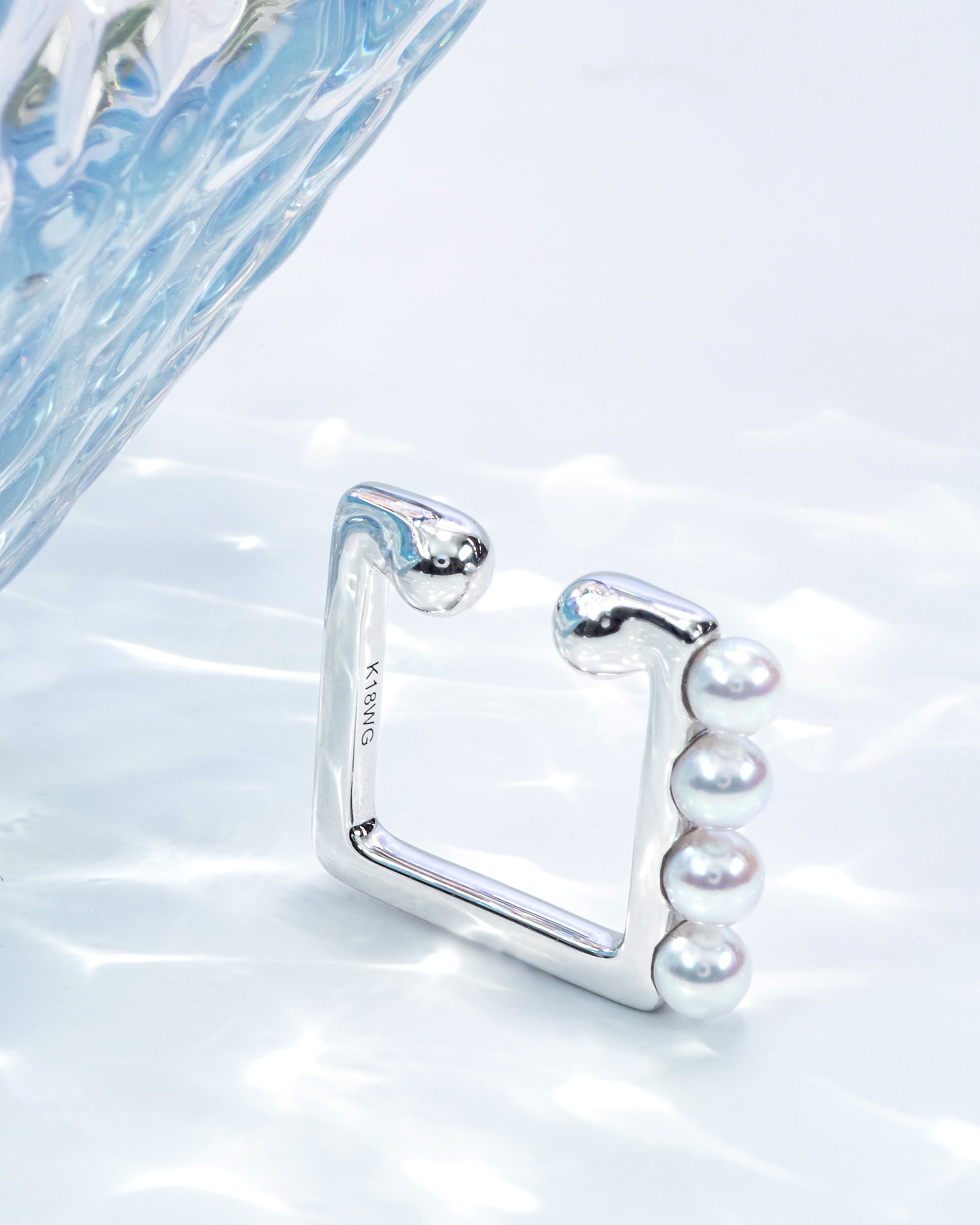 K18WGパールイヤーカフ（片耳用） 5122B-PAW – iwaiwa jewellery