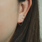 K18WGフープピアス(12mm)　N-0119-W