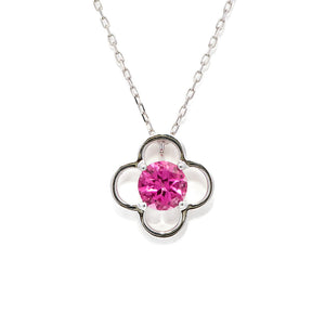 K18WGピンクトルマリンネックレス  5084-PTW