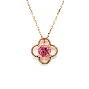 K18PGピンクトルマリンネックレス  5084-PTP