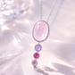 PTローズクォーツネックレス　5981-RQPT