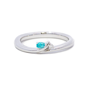 Ptパライバトルマリンリング X8980-PLPT