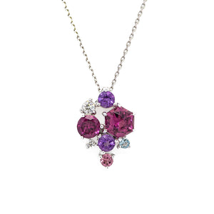 PTカラートルマリンネックレス　X8884-TLPT